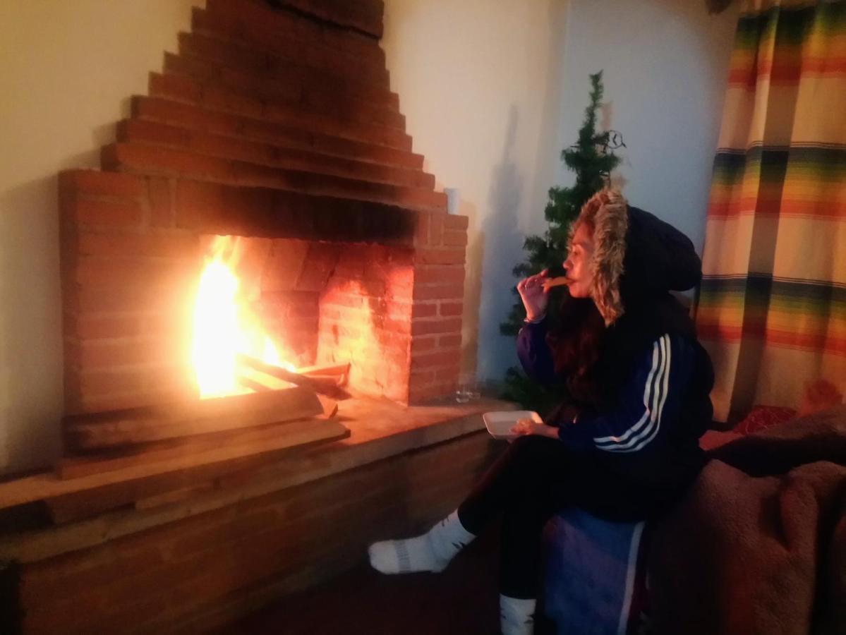 Cabana Con Banera Y Chimeneas En Puesta De Sol El Pacifico Luaran gambar