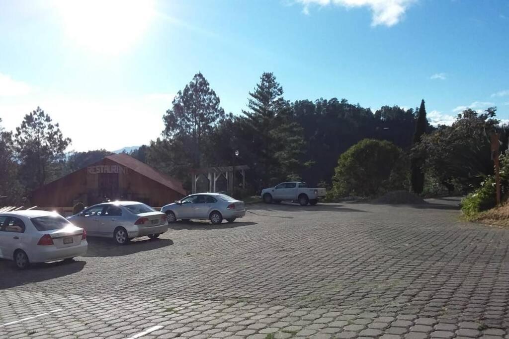 Cabana Con Banera Y Chimeneas En Puesta De Sol El Pacifico Luaran gambar