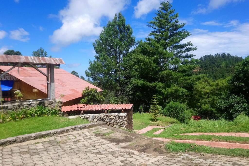Cabana Con Banera Y Chimeneas En Puesta De Sol El Pacifico Luaran gambar