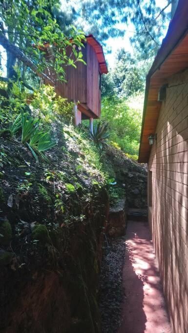 Cabana Con Banera Y Chimeneas En Puesta De Sol El Pacifico Luaran gambar