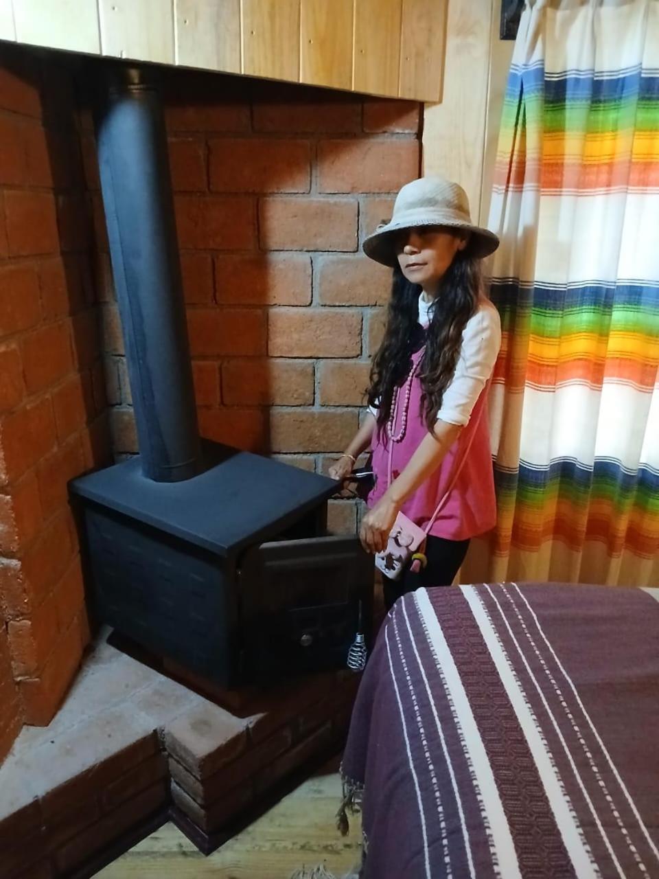 Cabana Con Banera Y Chimeneas En Puesta De Sol El Pacifico Luaran gambar