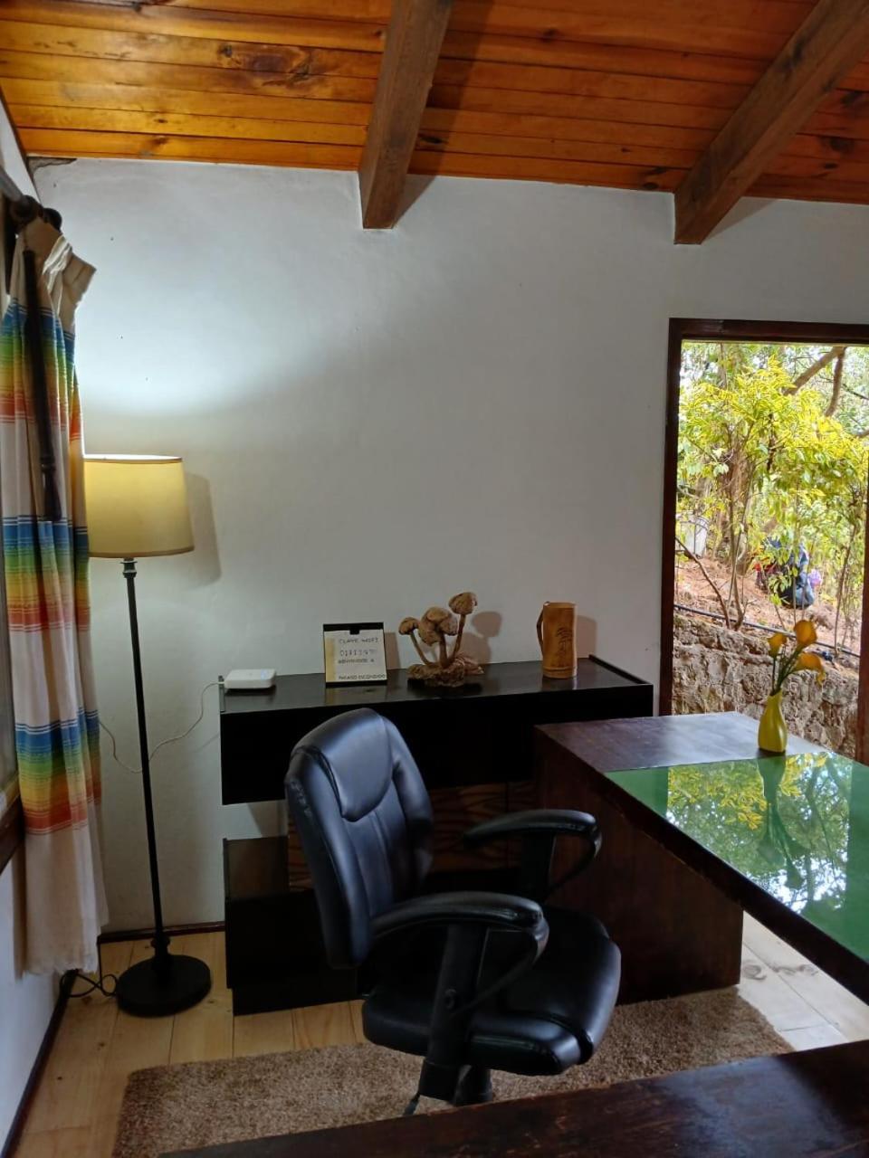 Cabana Con Banera Y Chimeneas En Puesta De Sol El Pacifico Luaran gambar
